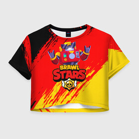 Женская футболка Crop-top 3D с принтом БРАВЛ СТАРС SURGE | ВОЛНА в Ухте, 100% полиэстер | круглая горловина, длина футболки до линии талии, рукава с отворотами | bibi | brawl stars | coach mike | crow | evil gene | gale | gene | leon | leon shark | max | mecha crow | mortis | mr.p | nani | phoenix | sally leon | sandy | spike | sprout | surge | tara | virus 8 bit | werewolf | волна | ворон | джин | л
