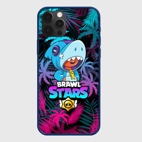 Чехол для iPhone 12 Pro с принтом BRAWL STARS LEON SHARK ЛЕОН в Ухте, силикон | область печати: задняя сторона чехла, без боковых панелей | Тематика изображения на принте: brawl stars | crow | gale | leon | leon shark | max | mr.p | palmen | rainbow | sally leon | shark | sprout | tara | tropical sprout | virus 8 bit | werewolf leon | акула | берли | бравл старс | ворон | макс | оборотень | пальмы | радуга |