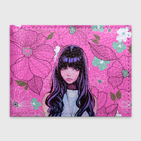 Обложка для студенческого билета с принтом Аниме Цветочная Тян в Ухте, натуральная кожа | Размер: 11*8 см; Печать на всей внешней стороне | аниме | аниме девушка | аниме тян | девушка | рисунок | тян | тянка | цветы
