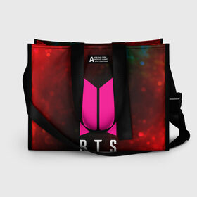 Сумка-шоппер 3D с принтом BTS БТС в Ухте, 100% полиэстер | застегивается на металлическую кнопку; внутренний карман застегивается на молнию. Стенки укреплены специальным мягким материалом, чтобы защитить содержимое от несильных ударов
 | army | bts | jimin | jin | jungkook | k pop | kpop | music | pop | rm | suga | альбом | армия | бтс | ви | группа | джей | джонгук | иеы | к поп | кавай | корея | кпоп | музыка | поп | сюга | хоуп | чимин | чин | шуга
