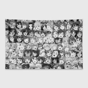 Флаг-баннер с принтом SENPAI СЕНПАЙ в Ухте, 100% полиэстер | размер 67 х 109 см, плотность ткани — 95 г/м2; по краям флага есть четыре люверса для крепления | ahegao | kawai | kowai | oppai | otaku | senpai | sugoi | waifu | yandere | ахегао | ковай | отаку | семпай | сенпай | сэмпай | яндере