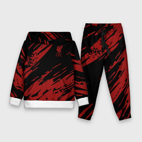 Детский костюм 3D (с толстовкой) с принтом Liverpool F.C. в Ухте,  |  | anfield | champions league | doelpunt | espn | league | lfc | liverpool fc | madrid | melwood | mo salah | premier | voetbal | ziggo | британский | клуб | ливерпуль | футбольный