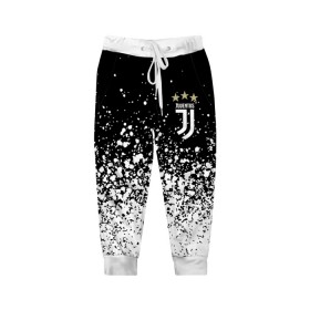 Детские брюки 3D с принтом JUVENTUS. в Ухте, 100% полиэстер | манжеты по низу, эластичный пояс регулируется шнурком, по бокам два кармана без застежек, внутренняя часть кармана из мелкой сетки | fc | football | football club | juventus | sport | итальянский профессиональный футбольный клуб | клуб италии | спорт | уефа | униформа | фирменные цвета | фк | футбол | футбольный клуб | ювентус
