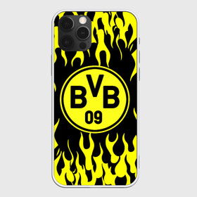 Чехол для iPhone 12 Pro с принтом BORUSSIA. в Ухте, силикон | область печати: задняя сторона чехла, без боковых панелей | borussia | fc | football | football club | sport | боруссия | боруссия дортмунд | дортмунда | немецкий футбольный клуб | спорт | уефа | униформа | фирменные цвета | фк | футбол | футбольный клуб