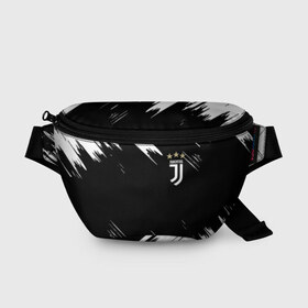 Поясная сумка 3D с принтом JUVENTUS. в Ухте, 100% полиэстер | плотная ткань, ремень с регулируемой длиной, внутри несколько карманов для мелочей, основное отделение и карман с обратной стороны сумки застегиваются на молнию | fc | football | football club | juventus | sport | итальянский профессиональный футбольный клуб | клуб италии | спорт | уефа | униформа | фирменные цвета | фк | футбол | футбольный клуб | ювентус