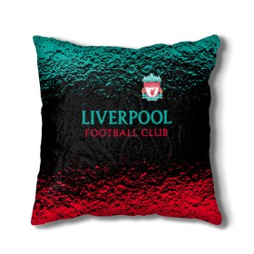 Подушка 3D с принтом LIVERPOOL. в Ухте, наволочка – 100% полиэстер, наполнитель – холлофайбер (легкий наполнитель, не вызывает аллергию). | состоит из подушки и наволочки. Наволочка на молнии, легко снимается для стирки | fc | football | football club | liverpool fc | sport | британский футбольный клуб | ливерпуль фк | мерсисайд | спорт | уефа | униформа | фирменные цвета | фк | футбол | футбольный клуб