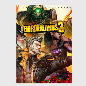 Скетчбук с принтом Borderlands 3 в Ухте, 100% бумага
 | 48 листов, плотность листов — 100 г/м2, плотность картонной обложки — 250 г/м2. Листы скреплены сверху удобной пружинной спиралью | borderlands | borderlands legendary collection | esport | games | pbg | бордерлендс | игры | киберспорт | командная экшен пострелушка | пбг | перестрелка | персонажи | стрелок | фантастический шутер