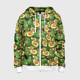 Детская толстовка 3D на молнии с принтом avocado в Ухте, 100% полиэстер |  манжеты и пояс оформлены широкой мягкой резинкой, двухслойный капюшон со шнурком для регулировки, спереди карманы и застежка-молния
 | avocado | авокадо | веганство | вегетарианство | еда | зеленый | земля | зож | листья | овощи | позиция | природа | фрукты