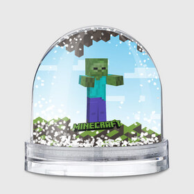 Снежный шар Minecraft: в Ухте, Пластик | Изображение внутри шара печатается на глянцевой фотобумаге с двух сторон | minecraft | копатель | кубики | майкрафт | майнкрафт | мморг | мультиплеер | пиксели | пиксельная игра | развивающая игра | рпг | строительство | стройка