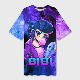 Платье-футболка 3D BRAWL STARS BIBI: в Ухте,  |  | bibi | brawl | brawl stars | crow | leon | stars | бравл | бравл старс | браво старс | игра | компьютерная | кров | леон | огонь | онлайн | старс