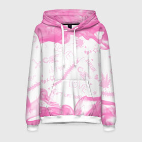 Мужская толстовка 3D с принтом LIL PEEP ЛИЛ ПИП в Ухте, 100% полиэстер | двухслойный капюшон со шнурком для регулировки, мягкие манжеты на рукавах и по низу толстовки, спереди карман-кенгуру с мягким внутренним слоем. | Тематика изображения на принте: beautiful | daddy | heart | life | lil | lilpeep | music | peep | rap | rapper | rip | tattoo | лил | лилпип | литл | лого | музыка | папочка | пип | рип | рожица | рэп | рэпер | рэперы | сердечко | сердце | символ | тату | татуировки