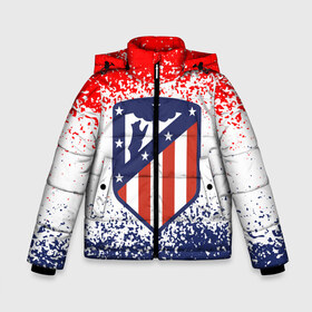 Зимняя куртка для мальчиков 3D с принтом ATLETICO MADRID в Ухте, ткань верха — 100% полиэстер; подклад — 100% полиэстер, утеплитель — 100% полиэстер | длина ниже бедра, удлиненная спинка, воротник стойка и отстегивающийся капюшон. Есть боковые карманы с листочкой на кнопках, утяжки по низу изделия и внутренний карман на молнии. 

Предусмотрены светоотражающий принт на спинке, радужный светоотражающий элемент на пуллере молнии и на резинке для утяжки | atletico madrid | fc | football | football club | sport | атлетико мадрид | испанский футбольный клуб | мадрид | спорт | уефа | униформа | фирменные цвета | фк | футбол | футбольный клуб