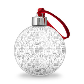 Ёлочный шар с принтом дантист в Ухте, Пластик | Диаметр: 77 мм | Тематика изображения на принте: дантист | зубной врач | зубы | медицина | ортодонт | рот | стоматолог