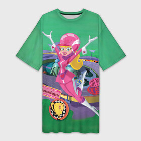 Платье-футболка 3D с принтом Penelope Pitstop в Ухте,  |  | vdosadir | wacky races | безумные гонки | пенелопа | ханна барбера