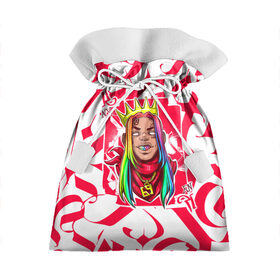 Подарочный 3D мешок с принтом 6ix9ine Tekashi в Ухте, 100% полиэстер | Размер: 29*39 см | Тематика изображения на принте: 6ix9ine | gooba | gummo | hip hop | keke | rap | sixnine | tekashi | worldstar | даниэль эрнандес | найн | сикс | сикснайн | такеши