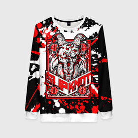 Женский свитшот 3D с принтом Slipknot в Ухте, 100% полиэстер с мягким внутренним слоем | круглый вырез горловины, мягкая резинка на манжетах и поясе, свободная посадка по фигуре | band | corey taylor | jim root | metal | mick thomson | music | official | slipknot | альтернативный | глэм | готик | гранж | метал | музыка | пост | рок | слипкнот | хард