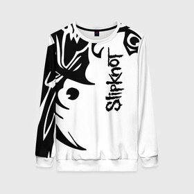 Женский свитшот 3D с принтом Slipknot в Ухте, 100% полиэстер с мягким внутренним слоем | круглый вырез горловины, мягкая резинка на манжетах и поясе, свободная посадка по фигуре | band | corey taylor | jim root | metal | mick thomson | music | official | slipknot | альтернативный | глэм | готик | гранж | метал | музыка | пост | рок | слипкнот | хард