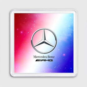 Магнит 55*55 с принтом MERCEDES / МЕРСЕДЕС в Ухте, Пластик | Размер: 65*65 мм; Размер печати: 55*55 мм | amg | auto | bens | benz | logo | merc | mercedes | mercedes benz | mersedes | moto | new | star | vthctltc | авто | амг | бенц | звезда | класс | лого | логотип | мерин | мерс | мерседес | мерседес бенц | мото | новый | символ | символы | ьуксуву