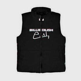 Женский жилет утепленный 3D с принтом BILLIE EILISH GLITCH в Ухте,  |  | ayelish | bad guy | bellyache | bilie eilish | bilie elish | billie | billie eilish | eilish | electronic | elish | music | били айлиш | билли айлиш | глитч | эйлиш | элиш