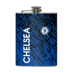 Фляга с принтом CHELSEA. в Ухте, металлический корпус | емкость 0,22 л, размер 125 х 94 мм. Виниловая наклейка запечатывается полностью | Тематика изображения на принте: chelsea | fc | football | football club | sport | английский футбольный клуб | лондон | спорт | уефа | униформа | фирменные цвета | фк | фулема | футбол | футбольный клуб | челси