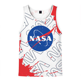 Мужская майка 3D с принтом NASA НАСА в Ухте, 100% полиэстер | круглая горловина, приталенный силуэт, длина до линии бедра. Пройма и горловина окантованы тонкой бейкой | galaxy | man | nasa | planet | planets | space | spaceman | spacex | star | stars | univerce | yfcf | астронавт | вселенная | галактика | галактики | звезда | звезды | космонавт | космонавты | космос | луна | наса | планета | планеты | тфыф