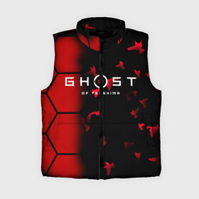 Женский жилет утепленный 3D Ghost of Tsushim: в Ухте,  |  | ghost of tsushim | бой | монголы | открытый мир | экшен