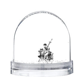 Снежный шар Berserk: в Ухте, Пластик | Изображение внутри шара печатается на глянцевой фотобумаге с двух сторон | berserk | берсерк | гатс | манга | меч | чёрный мечник