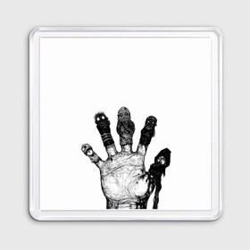 Магнит 55*55 с принтом Dorohedoro в Ухте, Пластик | Размер: 65*65 мм; Размер печати: 55*55 мм | dorohedoro | kaiman | дорохэдоро | манга