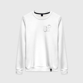 Женский свитшот хлопок с принтом Соберись в Ухте, 100% хлопок | прямой крой, круглый вырез, на манжетах и по низу широкая трикотажная резинка  | mood | игра | настроение | пазл | подростки