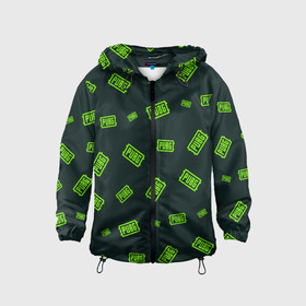 Детская ветровка 3D с принтом PUBG / ПАБГ в Ухте, 100% полиэстер | подол и капюшон оформлены резинкой с фиксаторами, по бокам два кармана без застежек, один потайной карман на груди | announ | battle | battleground | battlegrounds | game | games | lite | logo | mobile | player | playerunknown | pubg | royale | анноун | батл | батлграунд | згип | игра | игры | лайт | лого | логотип | логотипы | мобайл | онлайн | пабг | плеер |