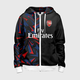 Детская толстовка 3D на молнии с принтом ARSENAL UNIFORM 2020 в Ухте, 100% полиэстер |  манжеты и пояс оформлены широкой мягкой резинкой, двухслойный капюшон со шнурком для регулировки, спереди карманы и застежка-молния
 | arsenal | arsenal uniform | aubameyang | champions league | england | fc | football club | sport | англия | арсенал | лига чемпионов | лондон | обамеянг | премьер лига | спортивные | униформа | фирменые цвета | фк | футбольный клуб