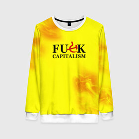 Женский свитшот 3D с принтом СССР в Ухте, 100% полиэстер с мягким внутренним слоем | круглый вырез горловины, мягкая резинка на манжетах и поясе, свободная посадка по фигуре | ussr | герб | звезда | коммунист | комсомол | кпсс | красный | ленин | лого | логотип | молот | надпись | патриот | республик | ретро | рсфср | серп | символ | снг | советский | советских | социалистических