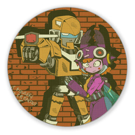 Коврик для мышки круглый с принтом Brawl Stars Бо и Беа в Ухте, резина и полиэстер | круглая форма, изображение наносится на всю лицевую часть | bo. bea | brawl | brawl stars | brawl stars leon | brawler | hfdk cnfhc | j | mecha bo | mega beedle bea | tf | бравл | бравл старс | бравл старс  икфцд ыефкы | бравлер | бравлеры | мега муха беа | меха бо | робот бо.