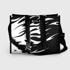 Сумка-шоппер 3D с принтом JoJo Bizarre Adventure в Ухте, 100% полиэстер | застегивается на металлическую кнопку; внутренний карман застегивается на молнию. Стенки укреплены специальным мягким материалом, чтобы защитить содержимое от несильных ударов
 | aureo | battle | blood | crusaders | dio | giorno | giovanna | golden | jjba | jojo memes | jojos | jotaro | manga | phantom | stardust | vento aureo | wind | джо джо | манга