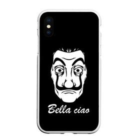 Чехол для iPhone XS Max матовый с принтом Bella Ciao (Z) в Ухте, Силикон | Область печати: задняя сторона чехла, без боковых панелей | bella ciao | ciao | el profesor | la casa de papel | netflix | profesor | resistencia | берлин | бумажный дом | лиссабон | профессор | сальва | токио