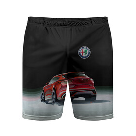 Мужские шорты спортивные с принтом Alfa Romeo в Ухте,  |  | alfa romeo | car | italy | motorsport | prestige | автоспорт | альфа ромео | италия | престиж