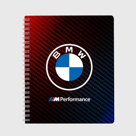 Тетрадь с принтом BMW БМВ в Ухте, 100% бумага | 48 листов, плотность листов — 60 г/м2, плотность картонной обложки — 250 г/м2. Листы скреплены сбоку удобной пружинной спиралью. Уголки страниц и обложки скругленные. Цвет линий — светло-серый
 | 2020 | auto | b m w | bmv | bmw | car | logo | moto | performance | power | series | sport | авто | б м в | бмв | игра | игры | иьц | лого | логотип | марка | машина | мото | мотоцикл | павер | перфоманс | серии | серия | символ | спорт