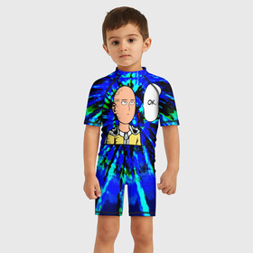 Детский купальный костюм 3D САЙТАМА: в Ухте, Полиэстер 85%, Спандекс 15% | застежка на молнии на спине | anime | okay | one punch man | аниме | ван панч мен | ванпанчмен | ок