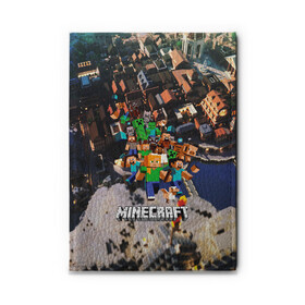 Обложка для автодокументов MINECRAFT: в Ухте, натуральная кожа |  размер 19,9*13 см; внутри 4 больших “конверта” для документов и один маленький отдел — туда идеально встанут права | craft | creeper | dungeon | dungeons | earth | game | logo | mine | minecraft | mobile | online | дунгеонс | земля | зомби | игра | крипер | лого | майкрафт | майнкрафт | мобайл | онлайн | подземелье | подземелья