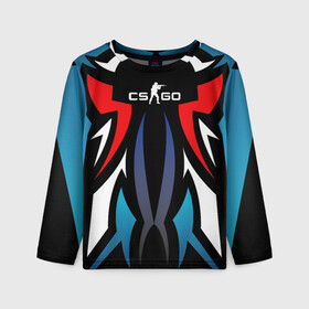 Детский лонгслив 3D с принтом Counter Strike Gaming Gear в Ухте, 100% полиэстер | длинные рукава, круглый вырез горловины, полуприлегающий силуэт
 | counter | cs go | csgo | cybersport | esport | esports | game | games | gaming | gear | global | merch | offensive | sport | strike | team | uniform | игровая | киберспорт | киберспортивная | контра | кс го | мерч