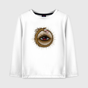 Детский лонгслив хлопок Уроборос: в Ухте, 100% хлопок | круглый вырез горловины, полуприлегающий силуэт, длина до линии бедер | алхимия | дельта | заговор | иллюминаты | масонство | масоны | наблюдение | наугольник | символы | циркуль | эзотерика