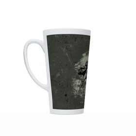 Кружка Латте с принтом Superman в Ухте, Белая керамика | Объем 480 мл; Высота 150 мм; Диаметр 90 мм | man | steel | superman | vdzajul | супермен | супермэн