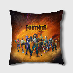 Подушка 3D с принтом FORTNITE 3 СЕЗОН (ЧАСТЬ 2) в Ухте, наволочка – 100% полиэстер, наполнитель – холлофайбер (легкий наполнитель, не вызывает аллергию). | состоит из подушки и наволочки. Наволочка на молнии, легко снимается для стирки | 2 глава | 3 season | 3 сезон | fortnite | водный | новый | сезон | фортнайт