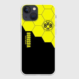 Чехол для iPhone 13 mini Borussia Dortmund: в Ухте,  |  | borussia | bvb | dortmund | fifa | football | soccer | uefa | боруссия | германия | клуб | лига | матч | мяч | спорт | уефа | фифа | футбол | шмельцер