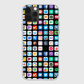 Чехол для iPhone 12 Pro Max с принтом Iphone and Apps Icons в Ухте, Силикон |  | Тематика изображения на принте: android | apk | apps | icon | iphone | iphone and apps icons | social | айфон | андроид | значок | приложение