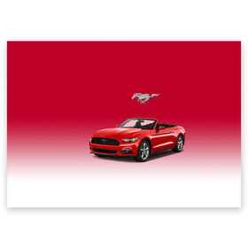 Поздравительная открытка с принтом Mustang в Ухте, 100% бумага | плотность бумаги 280 г/м2, матовая, на обратной стороне линовка и место для марки
 | car | hoofs | horse | mane | motorsport | mustang | power | prestige | tail | usa | автомобиль | автоспорт | грива | конь | копыта | лошадь | мощь | мустанг | престиж | сша | хвост