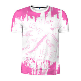 Мужская футболка 3D спортивная с принтом LIL PEEP / ЛИЛ ПИП в Ухте, 100% полиэстер с улучшенными характеристиками | приталенный силуэт, круглая горловина, широкие плечи, сужается к линии бедра | beautiful | daddy | heart | life | lil | lilpeep | music | peep | rap | rapper | rip | tattoo | лил | лилпип | литл | лого | музыка | папочка | пип | рип | рожица | рэп | рэпер | рэперы | сердечко | сердце | символ | тату | татуировки