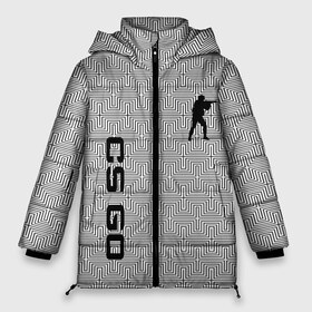 Женская зимняя куртка 3D CS Counetr Strike: в Ухте, верх — 100% полиэстер; подкладка — 100% полиэстер; утеплитель — 100% полиэстер | длина ниже бедра, силуэт Оверсайз. Есть воротник-стойка, отстегивающийся капюшон и ветрозащитная планка. 
Боковые карманы с листочкой на кнопках и внутренний карман на молнии | awp | counter strike | cs go | cs go global offensive | hyper beast | team cs | хайпер бист