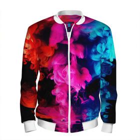 Мужской бомбер 3D с принтом RIOT в Ухте, 100% полиэстер | застегивается на молнию, по бокам два кармана без застежек, по низу бомбера и на воротнике - эластичная резинка | geometry | kaleidoscope | pattern | pilygon | polyscape | space | textures | tie dye | абстракт | вселенная | геометрия | города | каледоскоп | космос | паттерн | полигон | полискейп | природа | тай дай | текстура | текстуры | хиппи | цвета