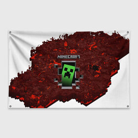 Флаг-баннер MINECRAFT: в Ухте, 100% полиэстер | размер 67 х 109 см, плотность ткани — 95 г/м2; по краям флага есть четыре люверса для крепления | craft | creeper | dungeon | dungeons | earth | game | logo | mine | minecraft | minecraft dungeons | mobile | online | дунгеонс | земля | зомби | игра | крипер | лого | майкрафт | майнкрафт | онлайн | подземелье